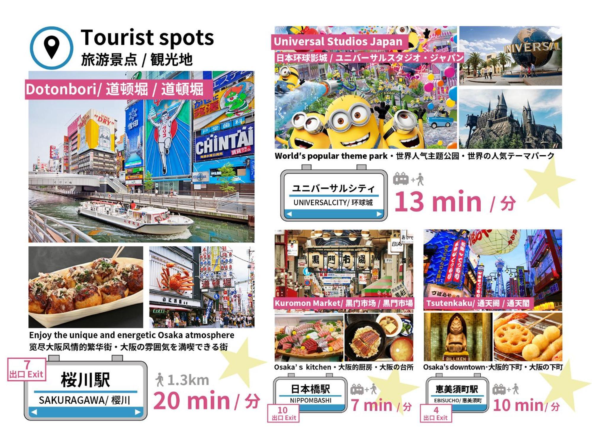 Bijou Suites Vogue Osaka Eksteriør billede